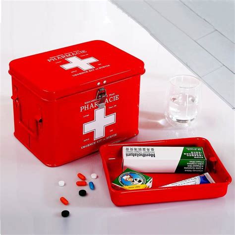 Metal Drugs Box 